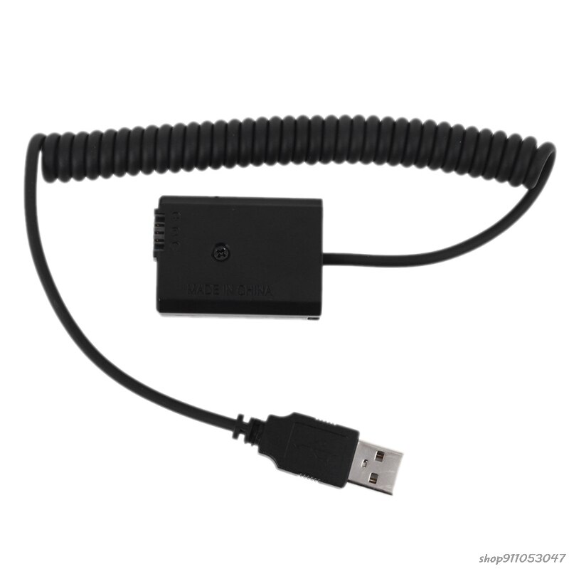 Usb til np -fw50 dummy batteri eliminator strømforsyning fjederkabel til -sony  a7 a7 rii  a6500 a6400 a6300 a6100 a6000 kamera  q5wa