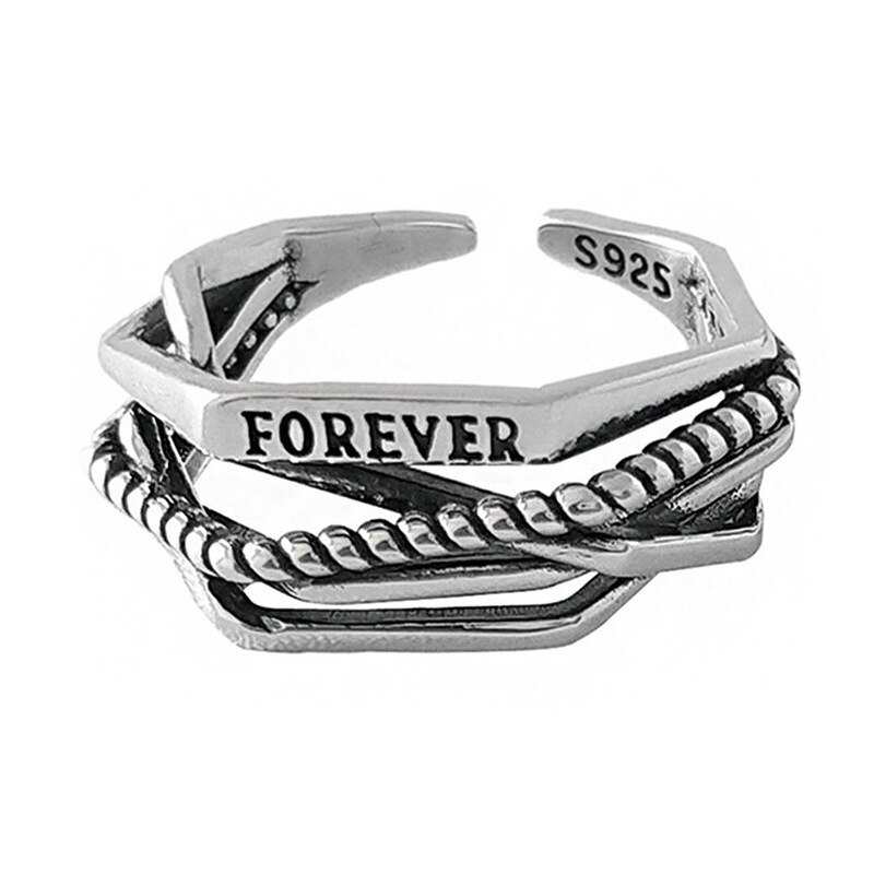 Zomer Strand Open Brief Ringen Voor Vrouwen Meisjes Verstelbare Finger Ring Charm Sieraden