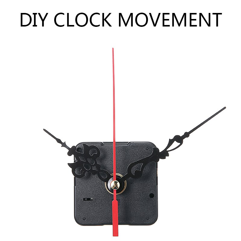 Diy Klok Onderdelen Quartz Klok Motor Voor Wandklok Beweging Onderdelen Zwarte Handen Vervangende Onderdelen Tool Kit Home Decor