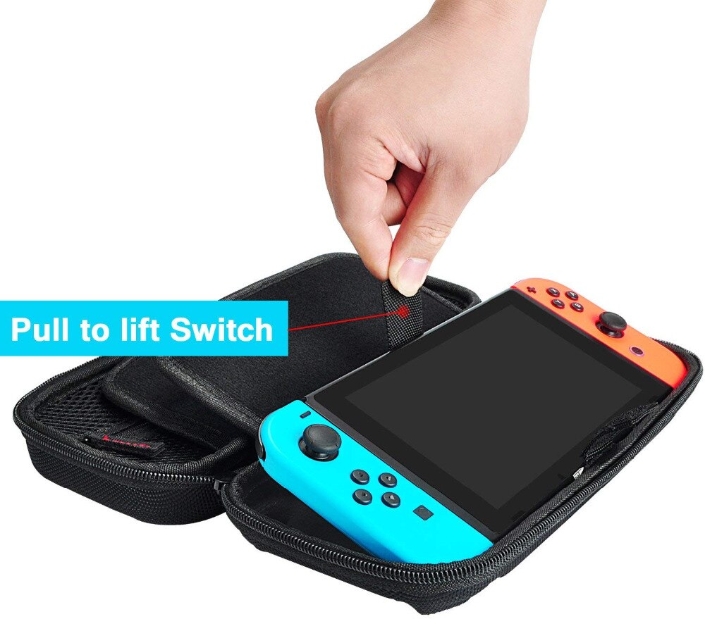 Storage Bag for Nintend Switch Protective Carrying Case for Nintendoswitch Console Joysticks Grips Game Accessories