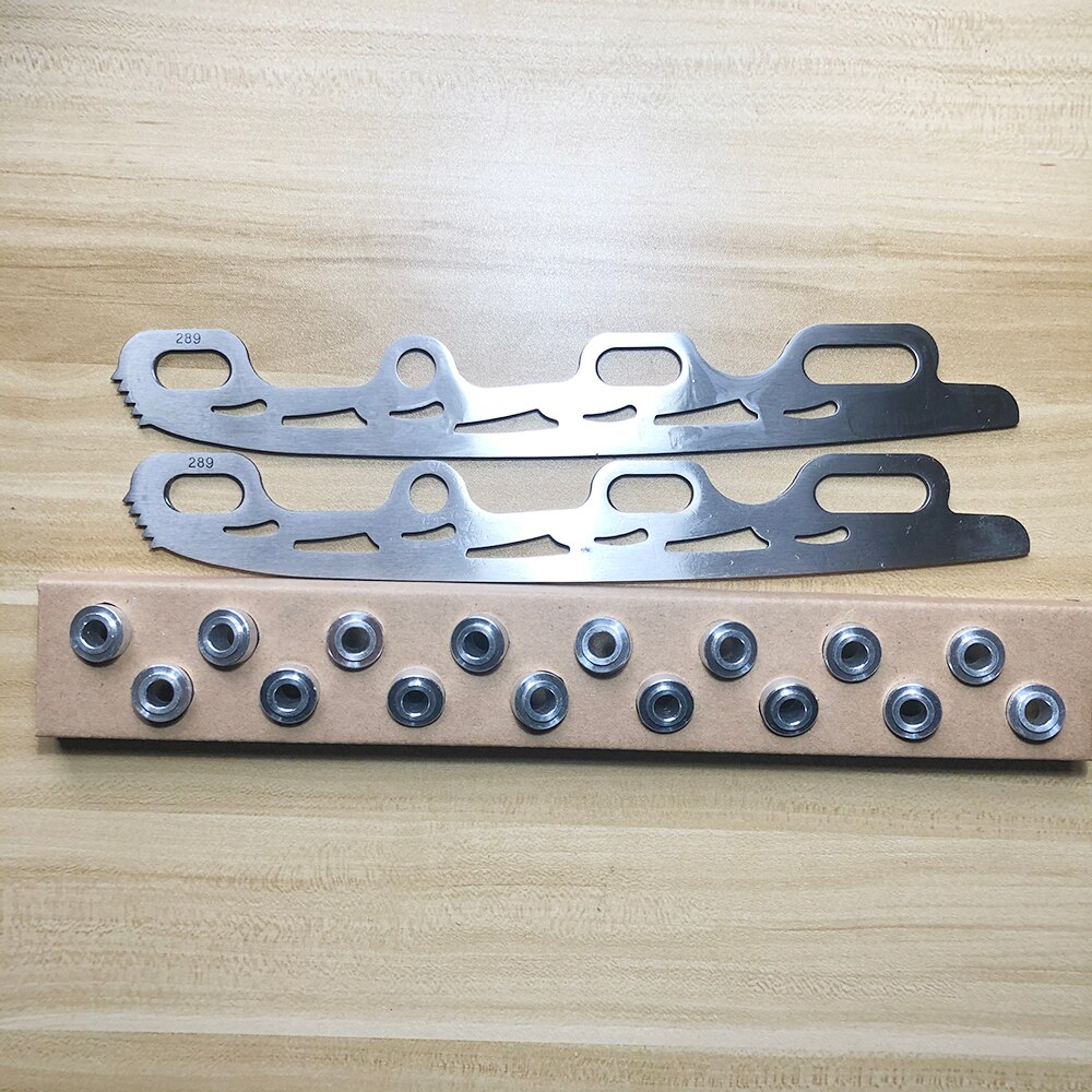 Ice Skating Blade Stainless Steel Inline Figure Skate With Knife Tooth For Adult Kid Beginner Patins Full Set Modification