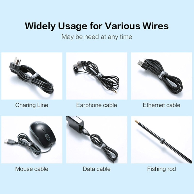 1 rol opwindclip muis multifunctioneel zwart usb kabelbeheer draadopwinder oortelefoon kabelhouder oplader beschermer