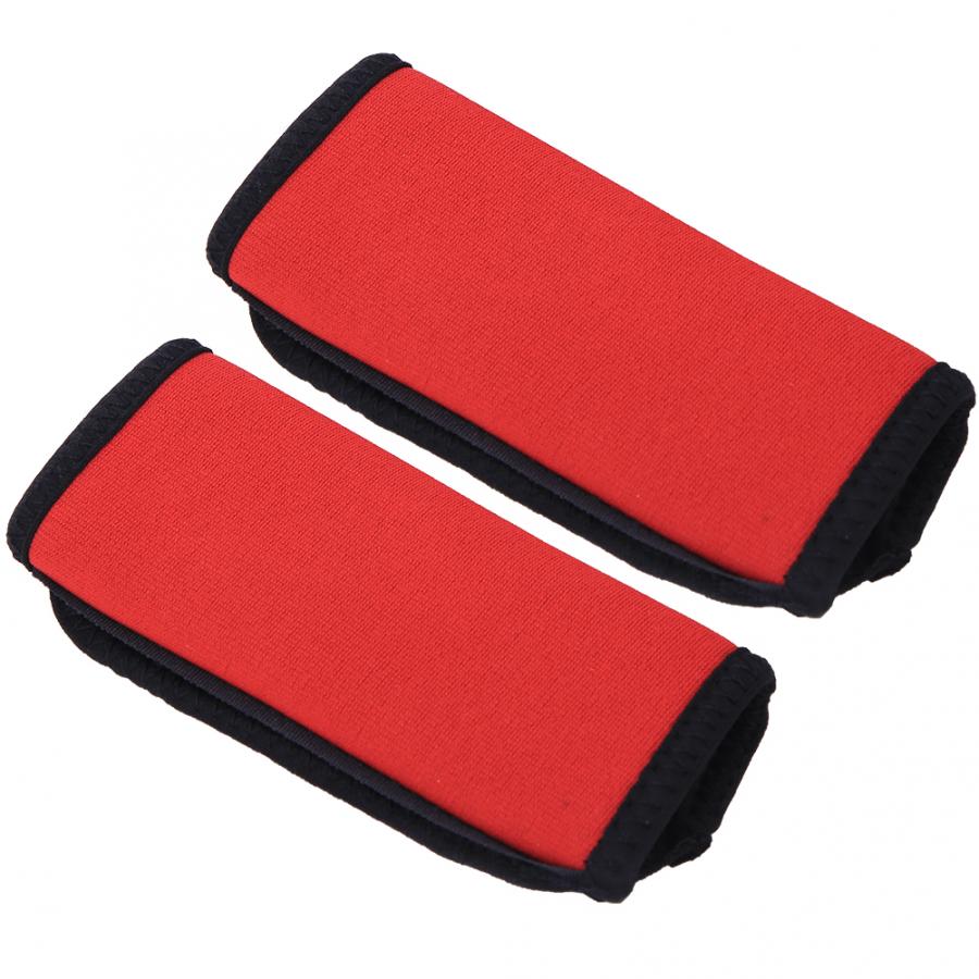 2 Pcs Boot Peddel Grips Neopreen Antislip Comfortabele Zachte Kayak Kano Roeien Boten Peddel Grips Kajak Boot Accessoires: Rood