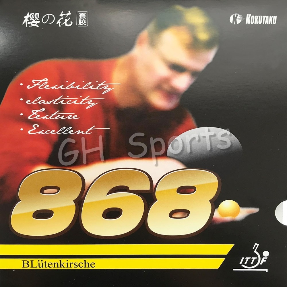 Ganze ITTF Genehmigt KOKUTAKU 868 Tischtennis gummi, Klingeln pong gummi Beste Kontrolle