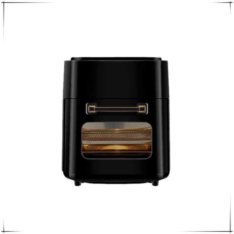 15L Oil-free multi-function air fryer household oven multi-function intelligent large capacity automatic French fries fryer: Dark Grey / CN