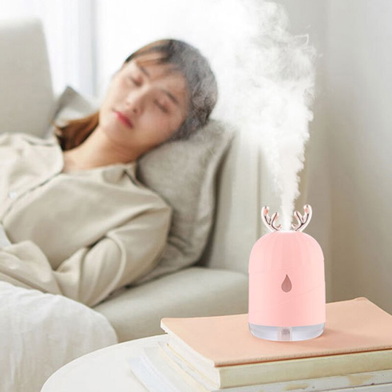 USB mini Corna di Grande Capacità Umidificatore Ufficio telecamera Da Letto aroma Purificatore D'aria per auto: Default Title