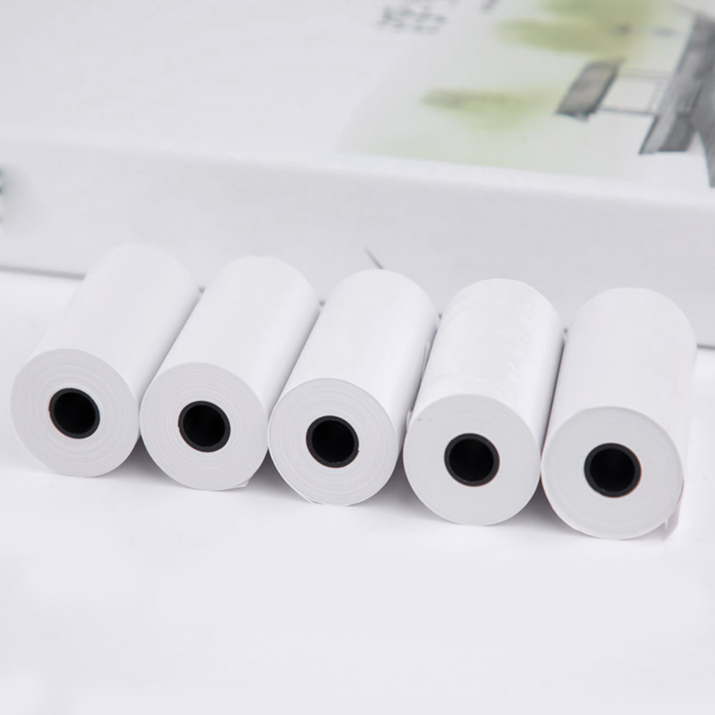 10rolls Photo Portable Wood Pulp Universal Thermal Paper Accessories Smooth Kids Camera Transfer Instant Print