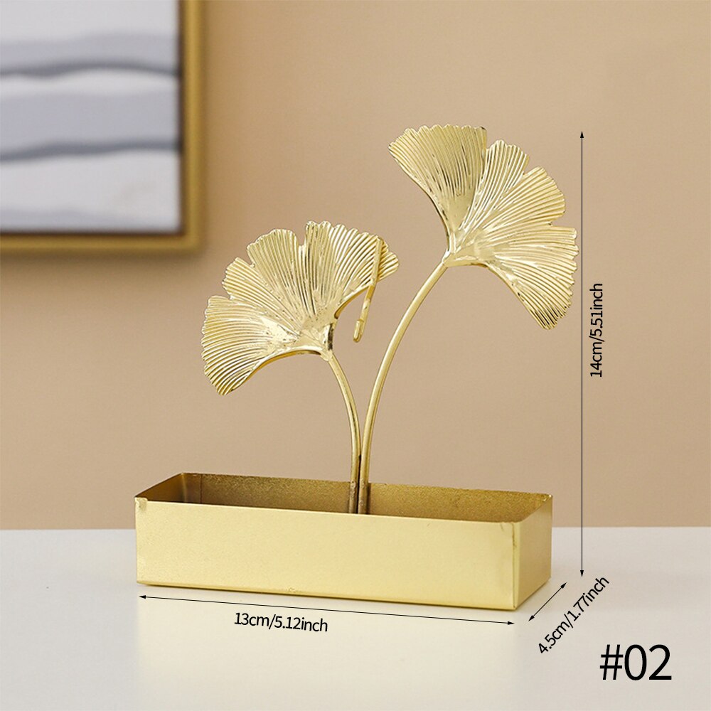 Porte-encens anti-moustique en forme de feuille de Ginkgo, support de bobine en fer, porte-encens répulsif d&#39;insectes , décoration de maison,