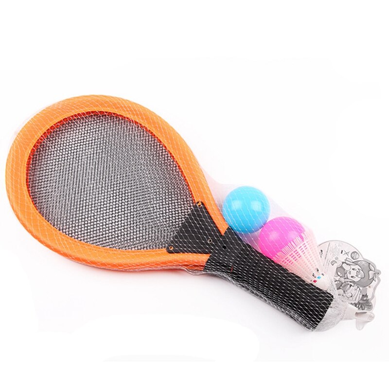 2 in 1 Kids Play Garden Parent-Child Game Beach Educational Badminton Tennis Racket Toy Set Photo Prop Outdoor Sports