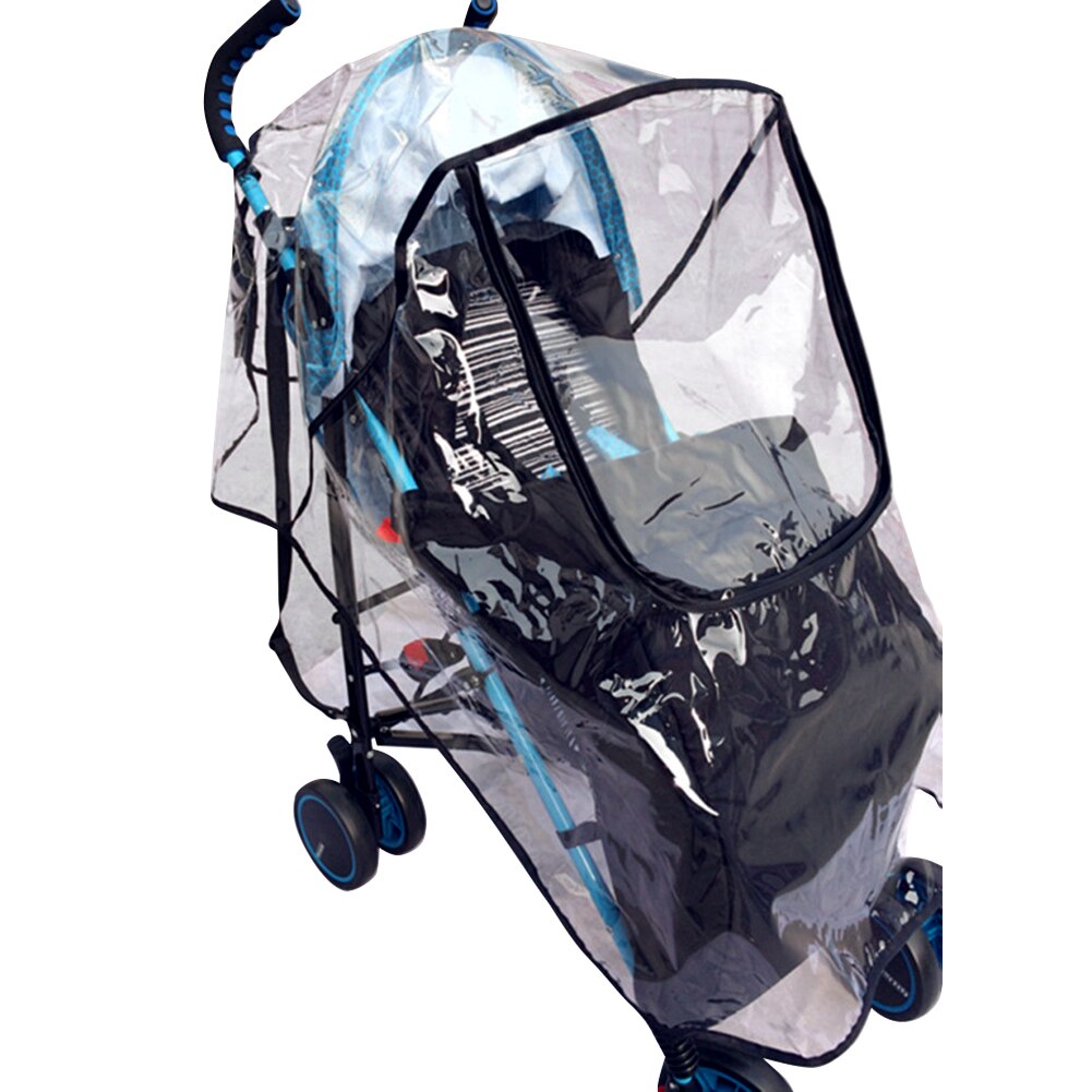 Waterdichte Regenhoes Transparante Wind Dust Shield Rits Open Voor Kinderwagens Kinderwagens Regenjas Kinderwagen Accessoires
