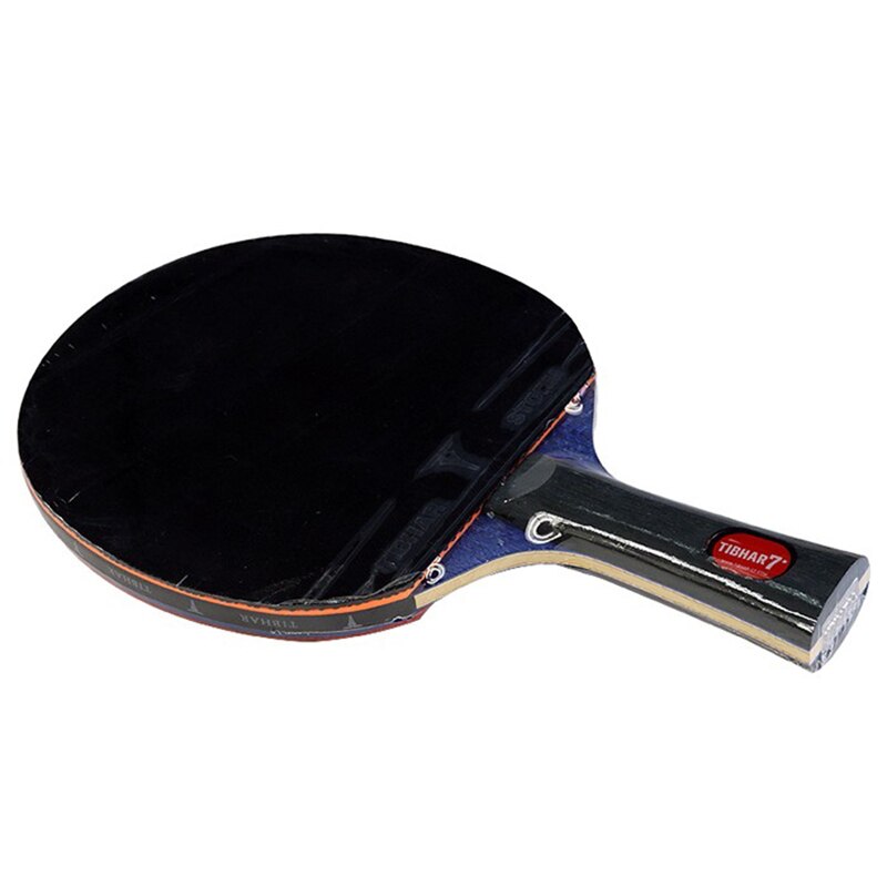 TIBHAR Table Tennis Racket 7 Star High Sticky Rubber Ping Pong Rackets Pimples-in Pingpong Bat Paddle with Random Color Bag