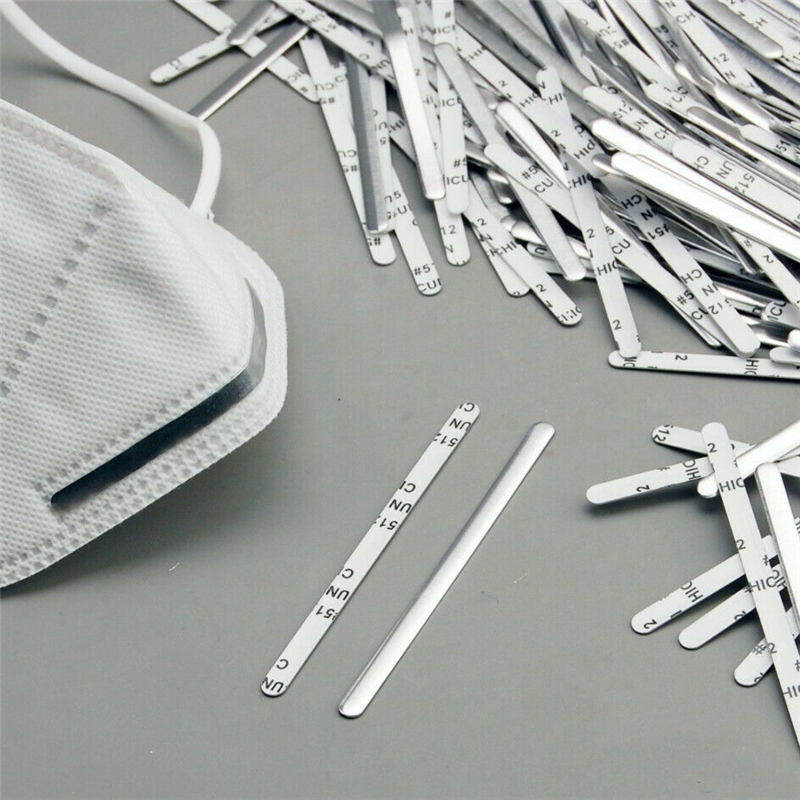 Mascarilla facial de goma elástica, 1 rollo de 3mm, 1000 metros, banda elástica, cuerda: 1000 pcs N95 Strip