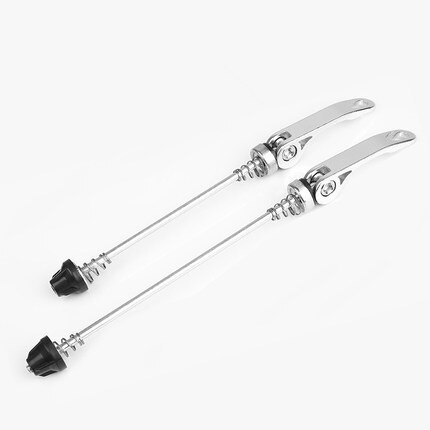 Pinchos antirrobo ultraligeros, cubo de la rueda de la bicicleta, liberación rápida,: White