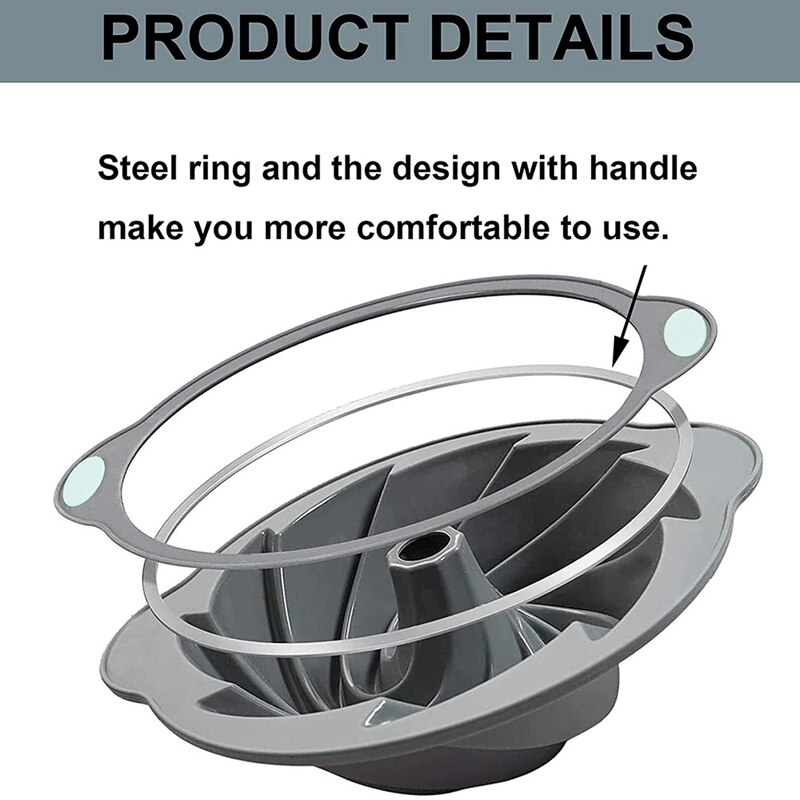 Practical Cake Pans 12-Inch (About 30 Cm) Non-Stick Silicone Cake Pans Mini Bread Pans