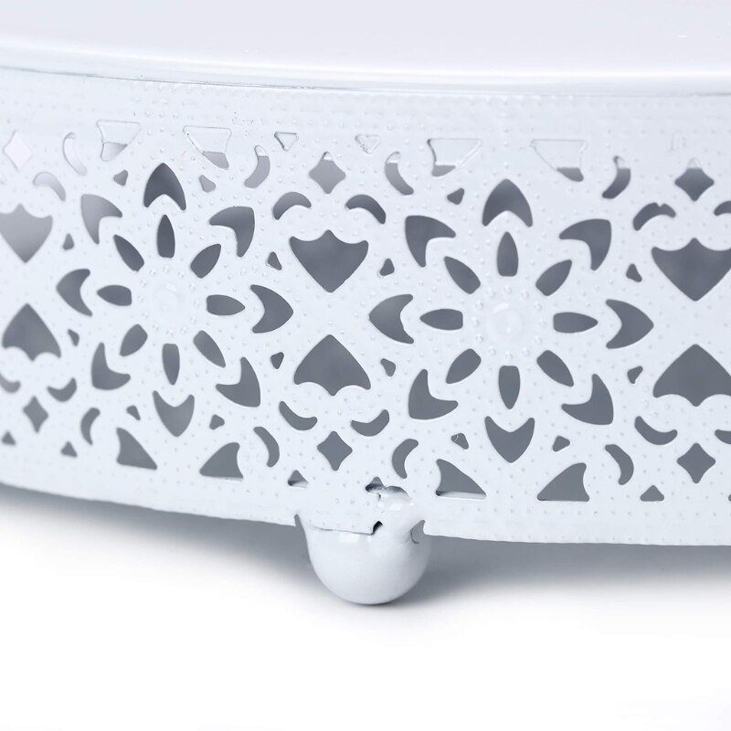 Modern Cake Stands Round Cake Stand Cupcake Stands for Baby Shower, Wedding Birthday Party Celebration, White