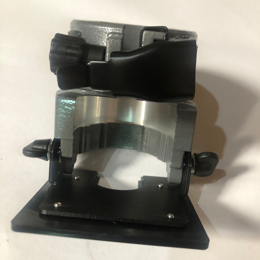 Wood Router Fixed Base Electric Hand Trimmer Adjustable Multi-angle Plunge Router Base Aluminum Alloy Patchwork Base