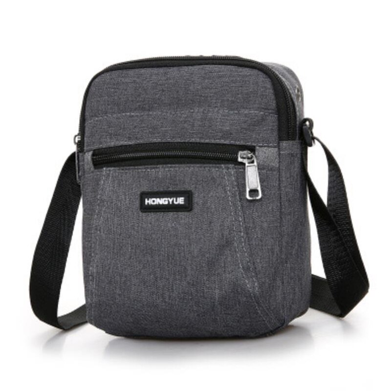 Men's Messenger Bag Crossbody Shoulder Bags Travel Bag Man Purse Small Sling Pack for Work Business: Dark gray