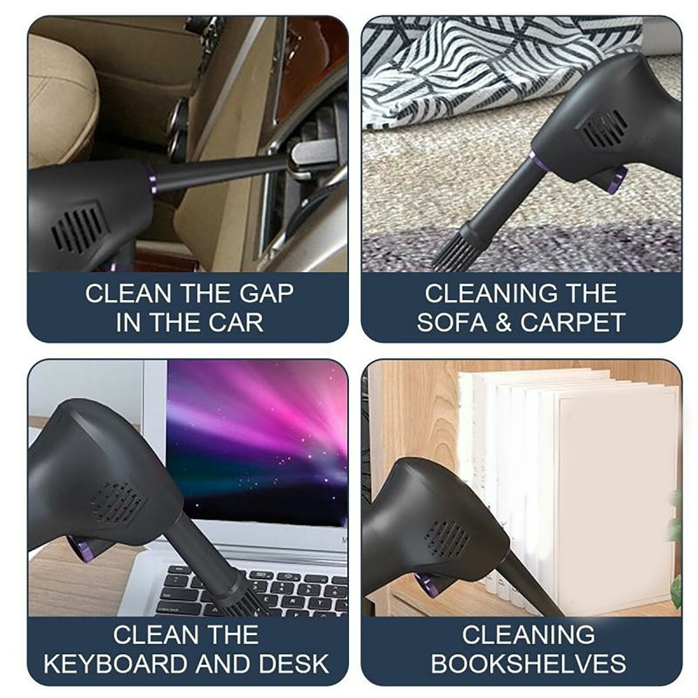 45000 RPM Cordless Air Duster Compressed Air Blower Cleaning Tool For Computer Laptop Keyboard Electronics Cleaning For Camera