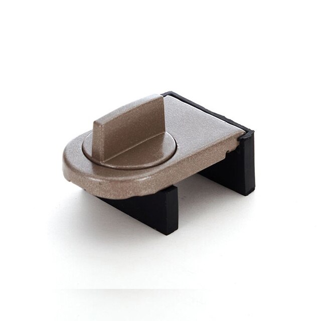 1Pc Deursloten Security Sliding Sloten Verstelbare Pan Schuifdeur Raam Veiligheidsslot Raam Stopper Kind Window Security Lock: 02