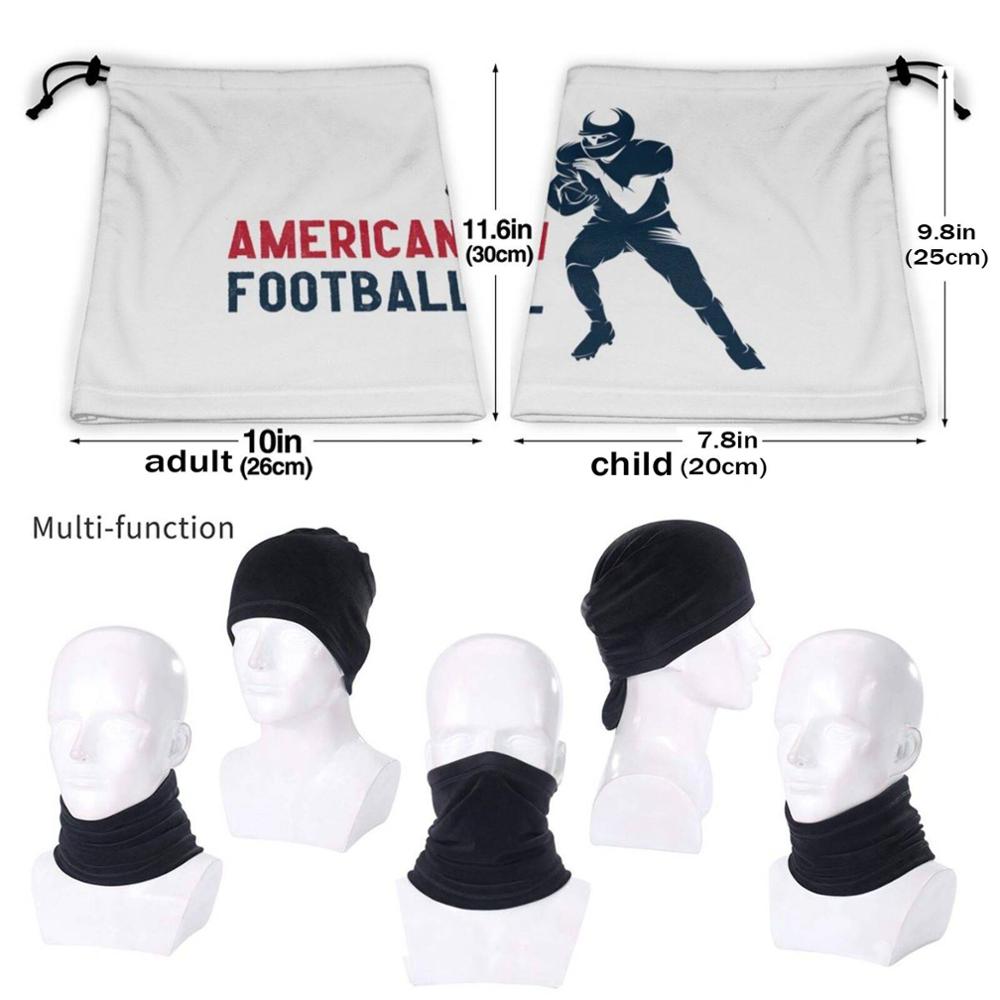 American Football Windproof Sport Mouth Neck Scarf Muffler American Football Merry Christmas American Football Tablet Cases