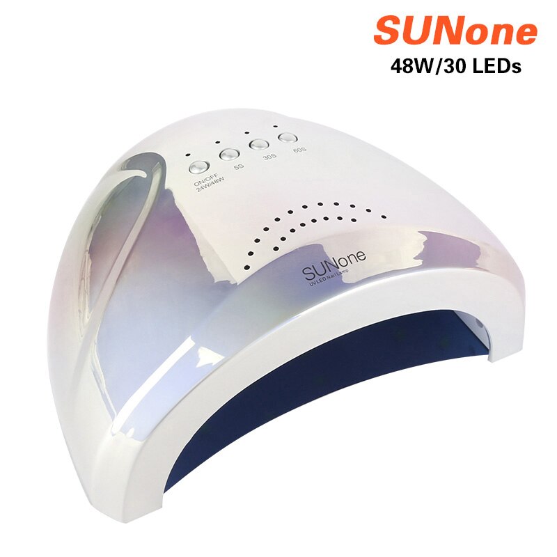Secador de uñas , lámpara LED UV de 78W para todo tipo de esmaltes de uñas de Gel, 39 Uds. LED de secado rápido, con temporizador y Sensor inteligente: SUNONE-Silver