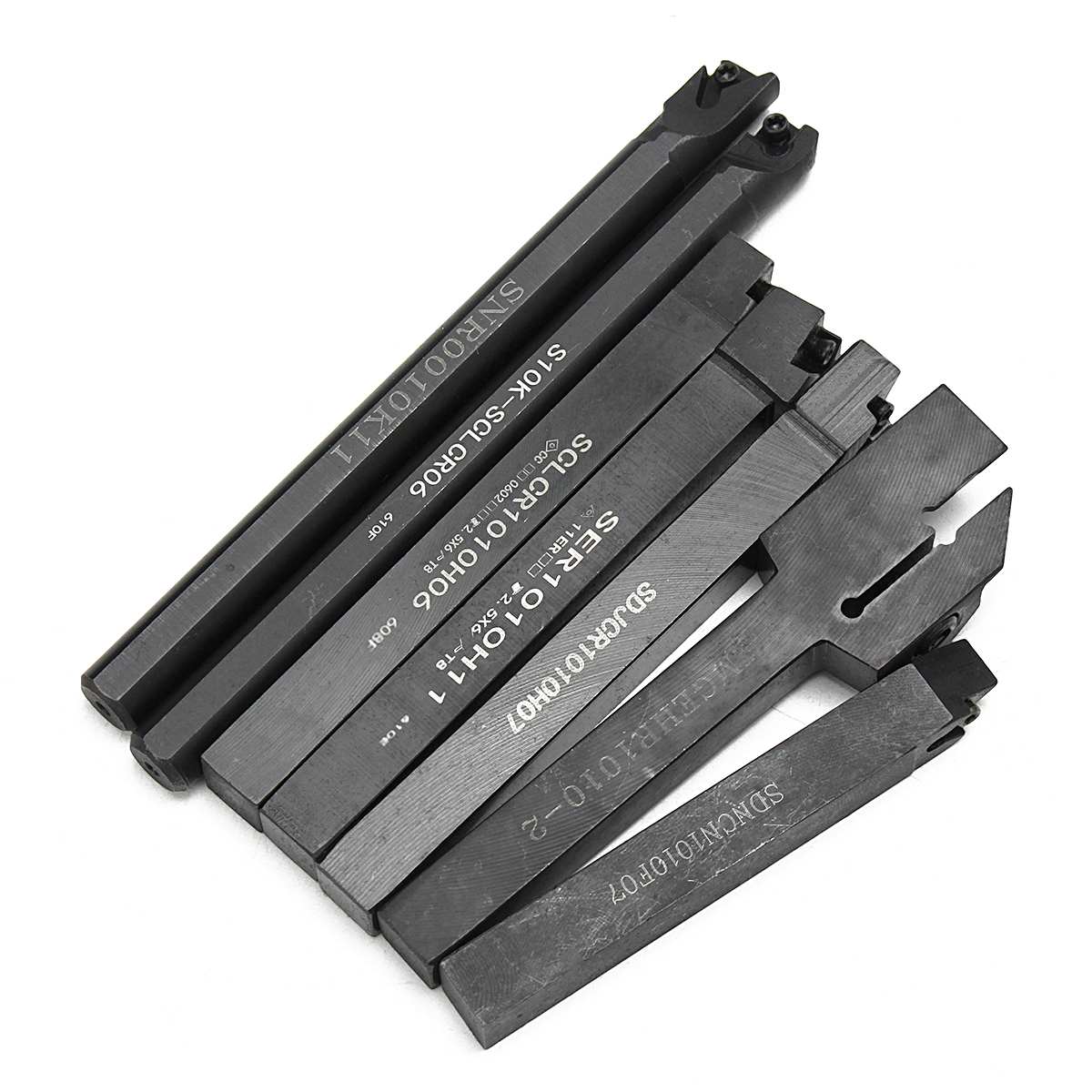 21 stks/set 10mm Gereedschaphouder Boring Bar + DCMT CCMT Carbide Insert met 7pcs Sleutels Voor Draaibank Draaien gereedschap