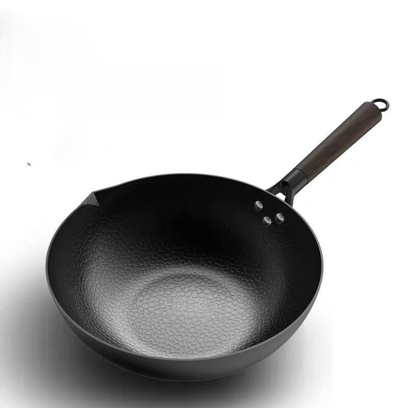 Chinese handmade pot non-stick pot uncoated gas stove induction cooker kitchen accessories pot and casserole pot