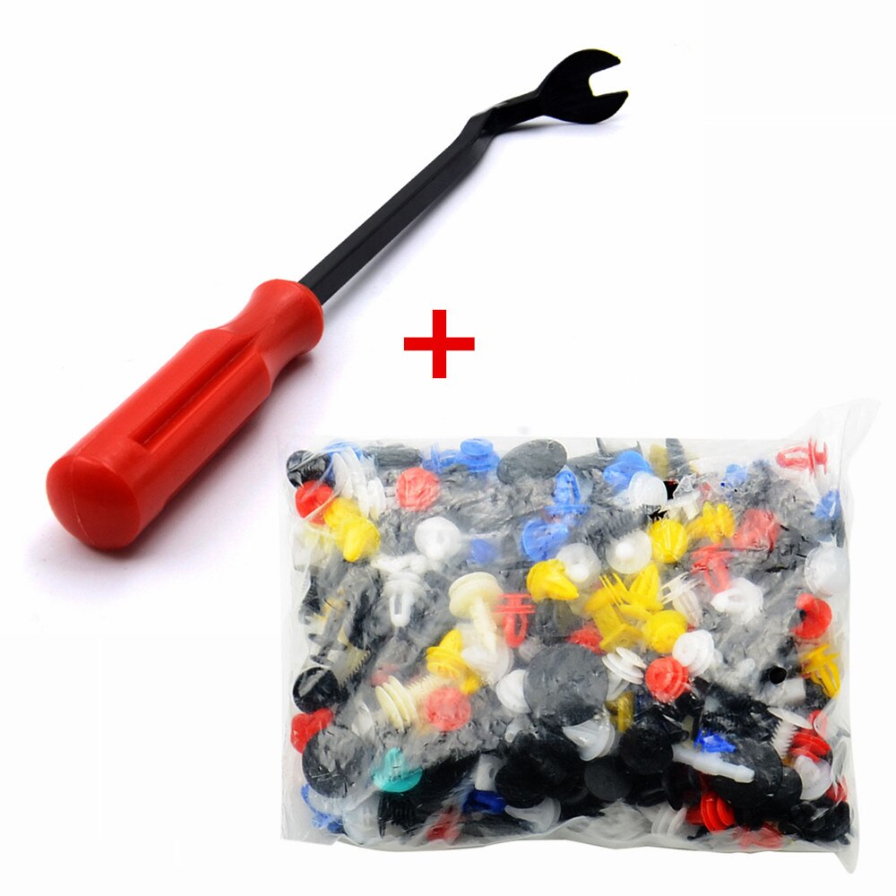 Auto Fastener Removal Tool Trim Dash Removal Klinknagel Clips Autodeur Panel Installer Cover Auto Trim Removal Tools Schroevendraaier: RED MIX