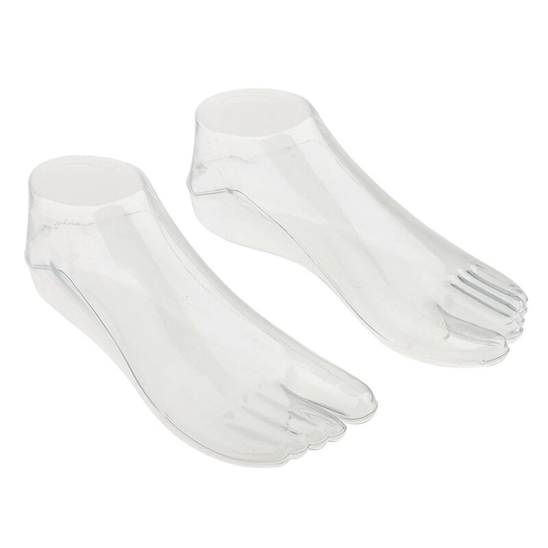 2pcs Mannequin Foot Display, Ankle Bracelet Display Shoe Sock Model