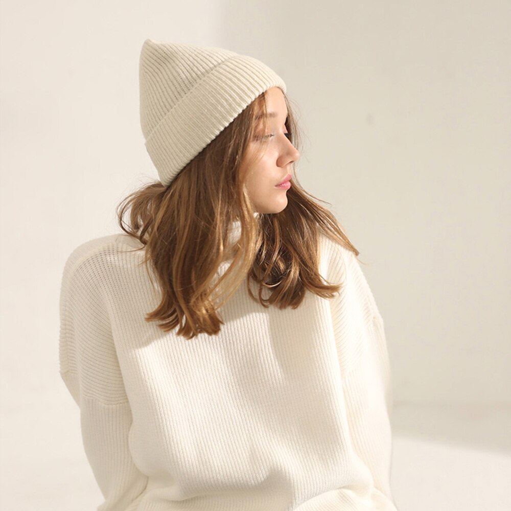 Bonnet en tricot pour femme et garçon, imprimé de dessin animé de chat, pour l&#39;extérieur, décontracté, , à la , Punk, automne