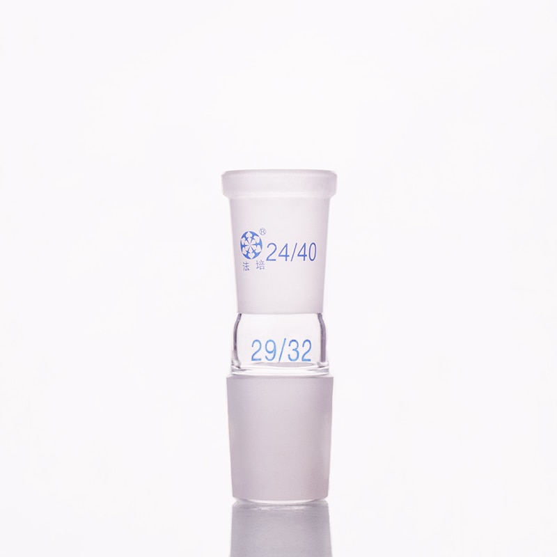 Borosilicate Glass Joint,Female 24/40,Male 29/32,Glass reducing Adapter,A type connector
