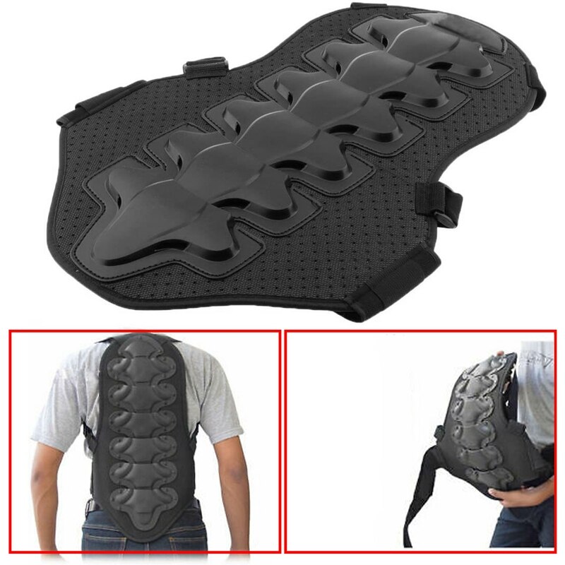 Motorcycle Back Protector Dirt Bike Chest Spine Protector Racing Anti-Fall Foam Back Protector Motorbike Body Armor: Default Title