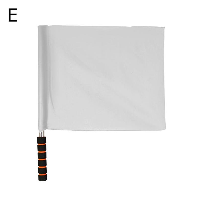 1Pc Scheidsrechter Vlag Track Field Concurrentie Signaal Vlag Voetbal Scheidsrechter Vlag Commando Vlag Indicator Vlag Staal Scheidsrechter Apparatuur: One-size white