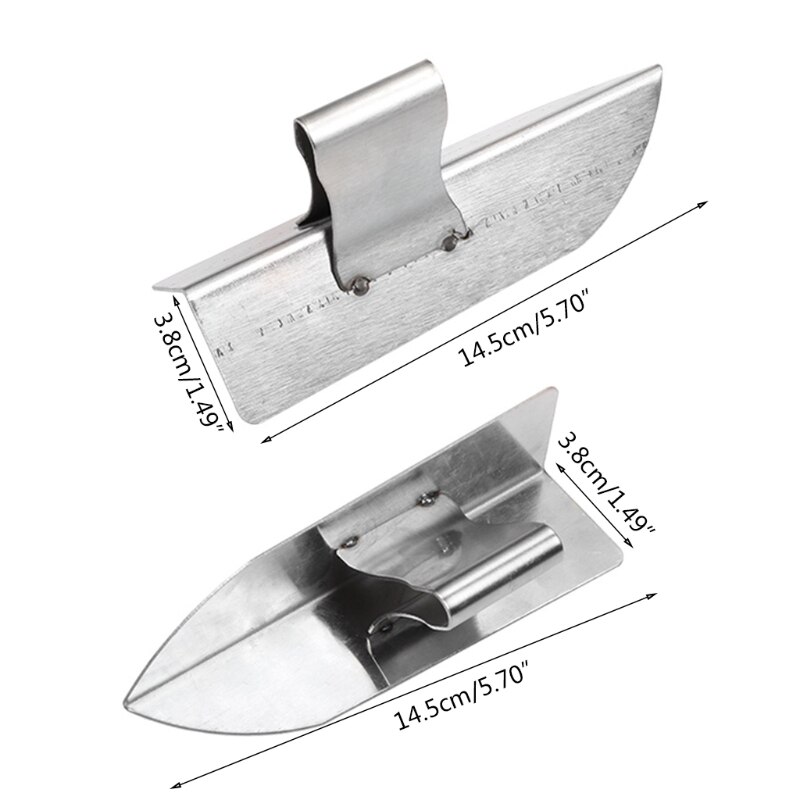 Joint Processing Tool Outer Inner Corner 3.8x14.5cm/1.50x5.71&#39;&#39; Stainless Steel Anti-rust 90 Degree Right Angle