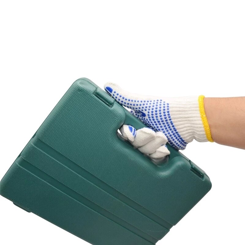 Labor Insurance Gloves Plastic Dot Gloves Thick Dot Rubber Yarn Gloves Non-slip Wear-resistant Cotton Yarn Work Gloves