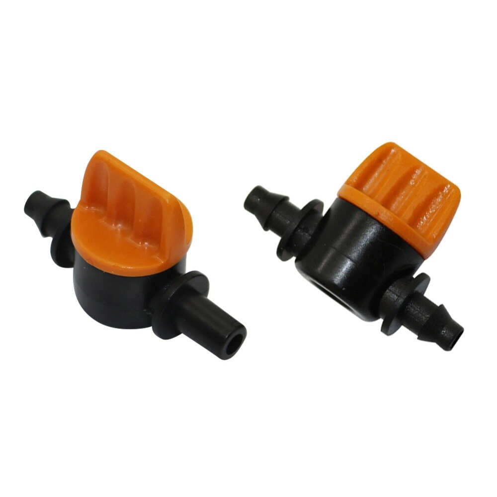 Mini water flow switch Flow Control valve Agriculture Industrial Irrigation Plumbing DIY Flow Switch Stop Valve 10 Pcs