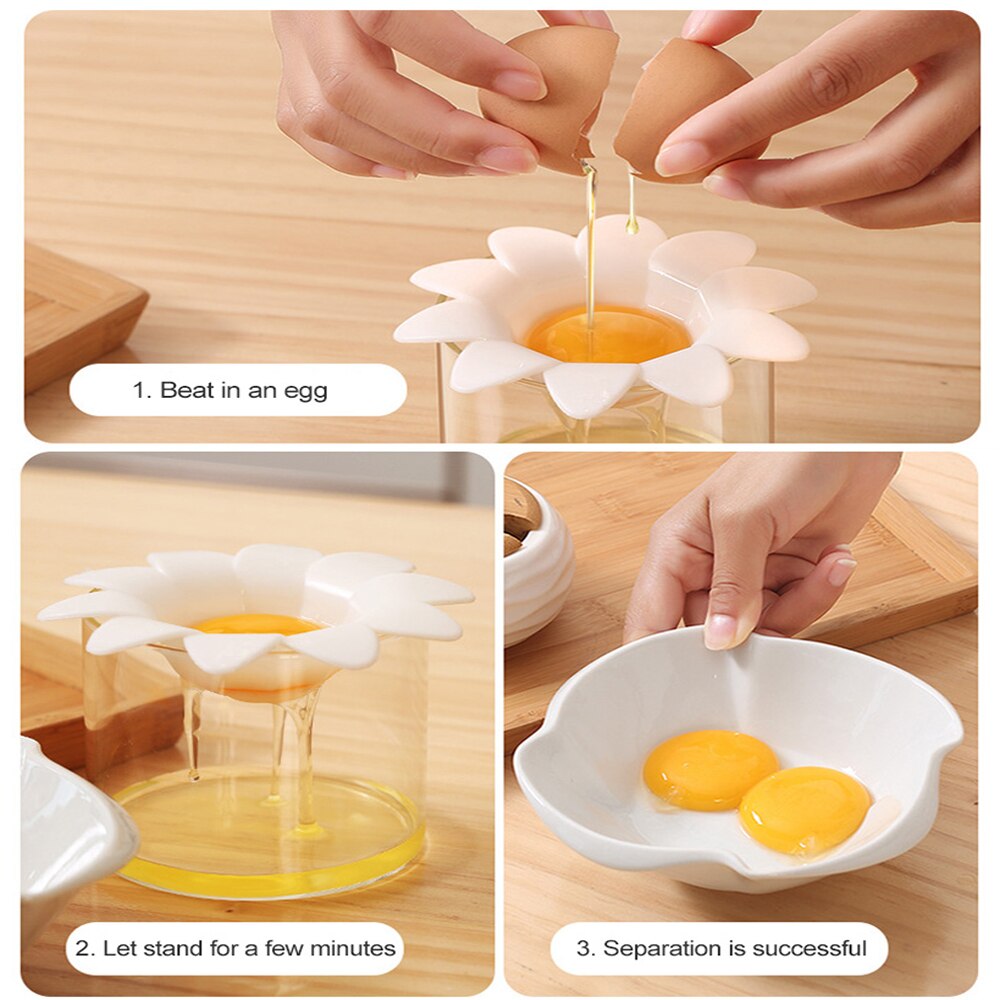 1pc eidooierscheider, eiwitscheidingstool, huishoudkeuken, eierscheider, voedselveilige, duurzame eierscheider, keukengadget