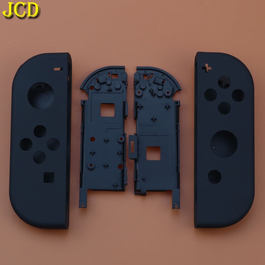 JCD-carcasa de repuesto para Joy-Con de Nintendo Switch, 1 unidad, 23 colores: N Black