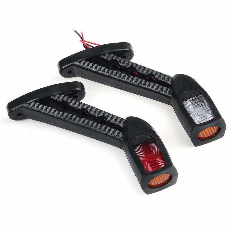 2 st släpljus sidomarkeringsljus husvagn lastbilsljus 24v led ljus släp sidoljus trailer led belysning för lastbilar