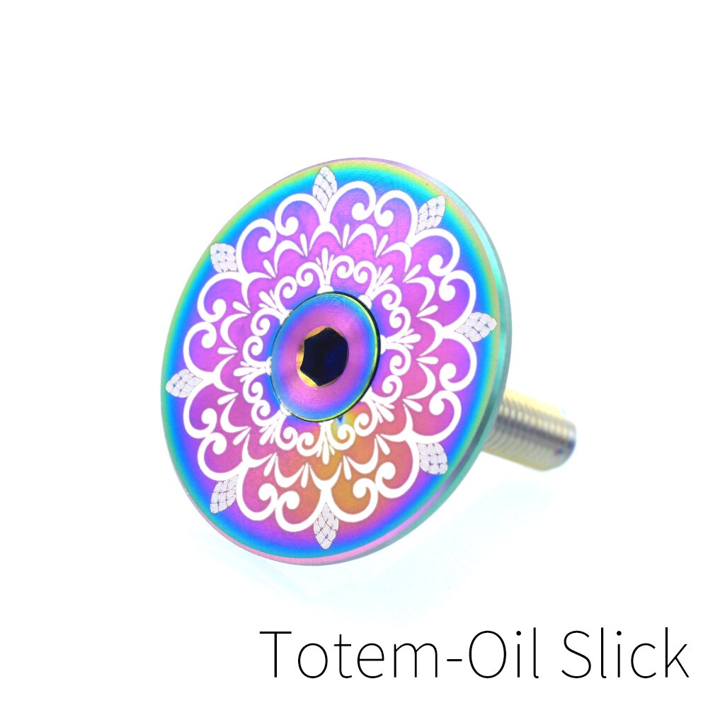 SR-SPATS Racefiets Headset Top Cap Titanium Mtb Stem Cap Met M6 * 30 Mm Headset Bouten: Rood