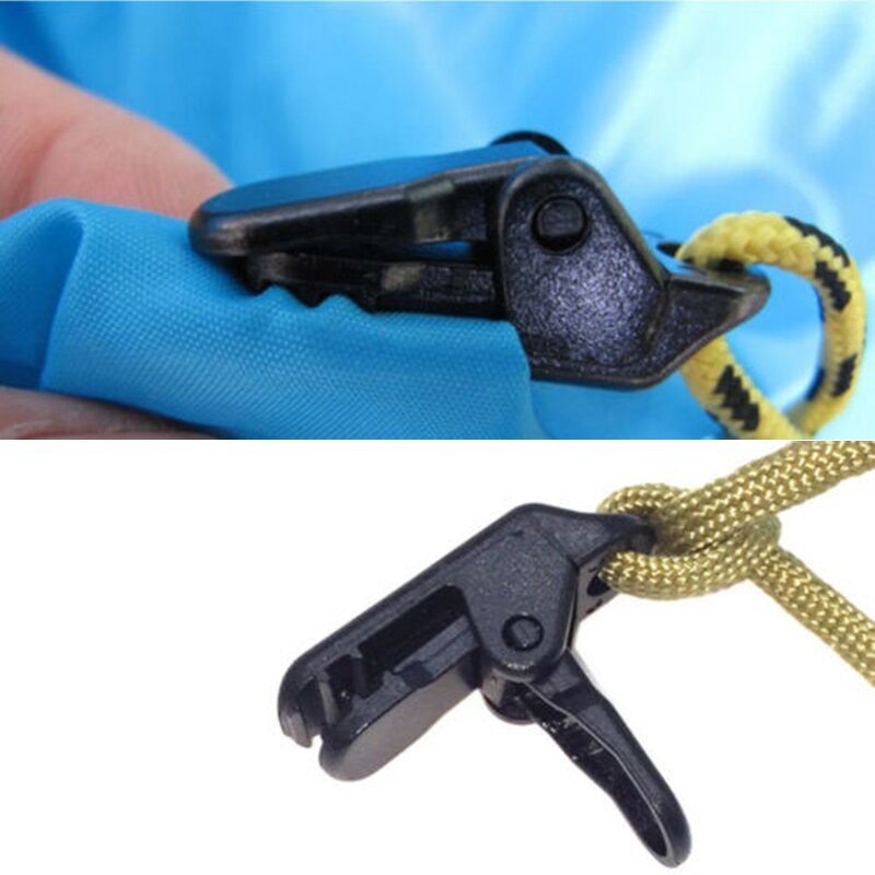 15pcs Tarp Clips Alligator Clamp Hook Camping Tent Holder Canvas Tighten Tool 33*10*13mm for boat covers tents