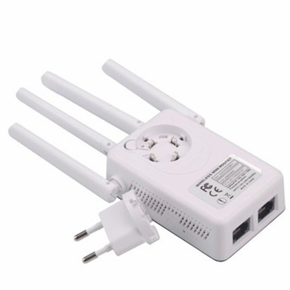 2.4GHz WiFi 300Mbps routeur sans fil antennes à Gain élevé répéteur Booster Extender réseau domestique 802.11N RJ45 2 Ports longue Distance