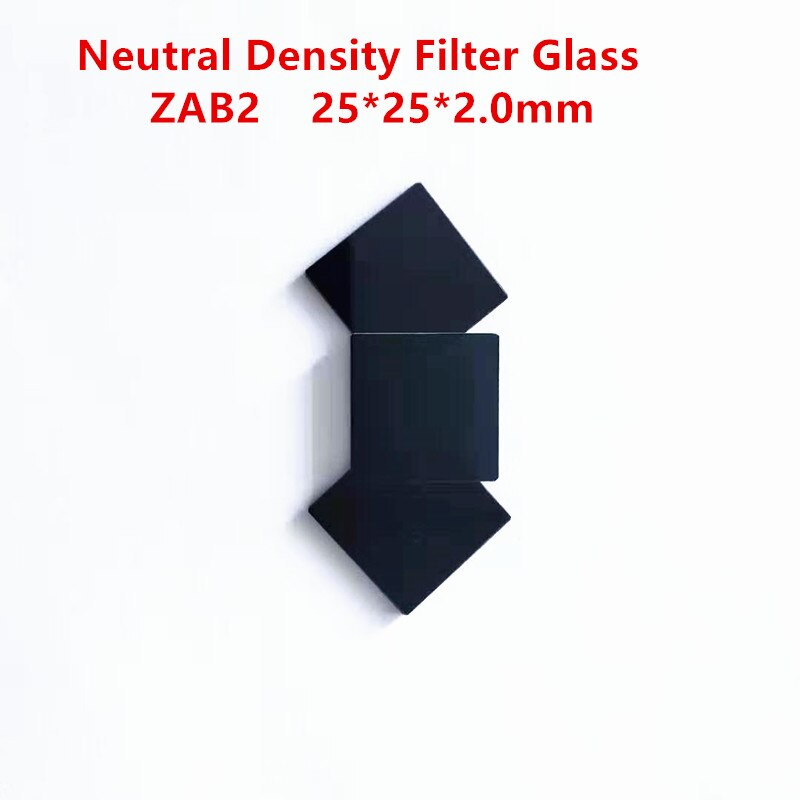 Nd Glas ZAB2 25*25*2 Mm Neutral Density Filter NG3 Verminderen Licht