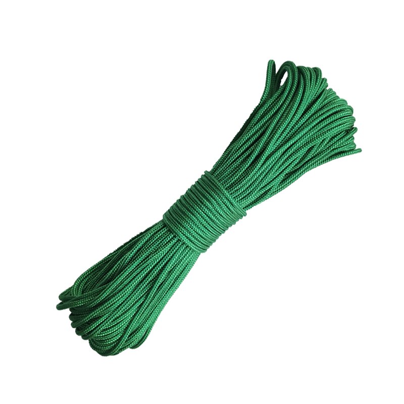 Dia 3 mm 5 10 20 30 metrów rdzeń spun linka spadochronowa smycz namiot liny dla Camping Clothesline DIY bransoletka: green / 20 m