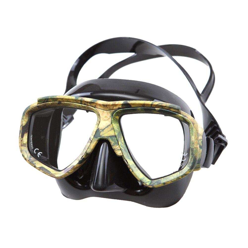 Camouflage Diving Mask - Scuba Snorkel Mask with Myopia Lenses - MC889