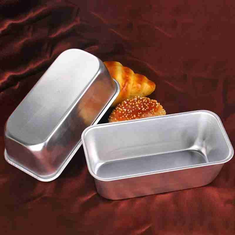 1PC gran molde para pastel cuadrado pastel de Brownie molde Rectangular molde para pan tostado de aluminio molde de hornear