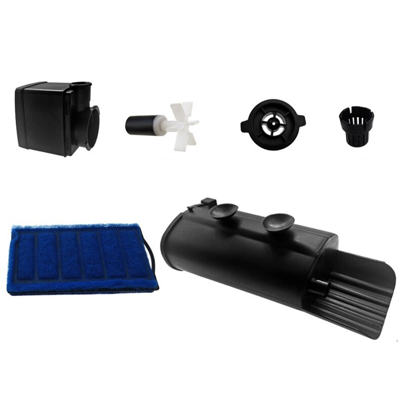 Aquarium schildpad laag water filterpomp aquarium hangende waterval filterpomp reptiel watercirculatie us plug