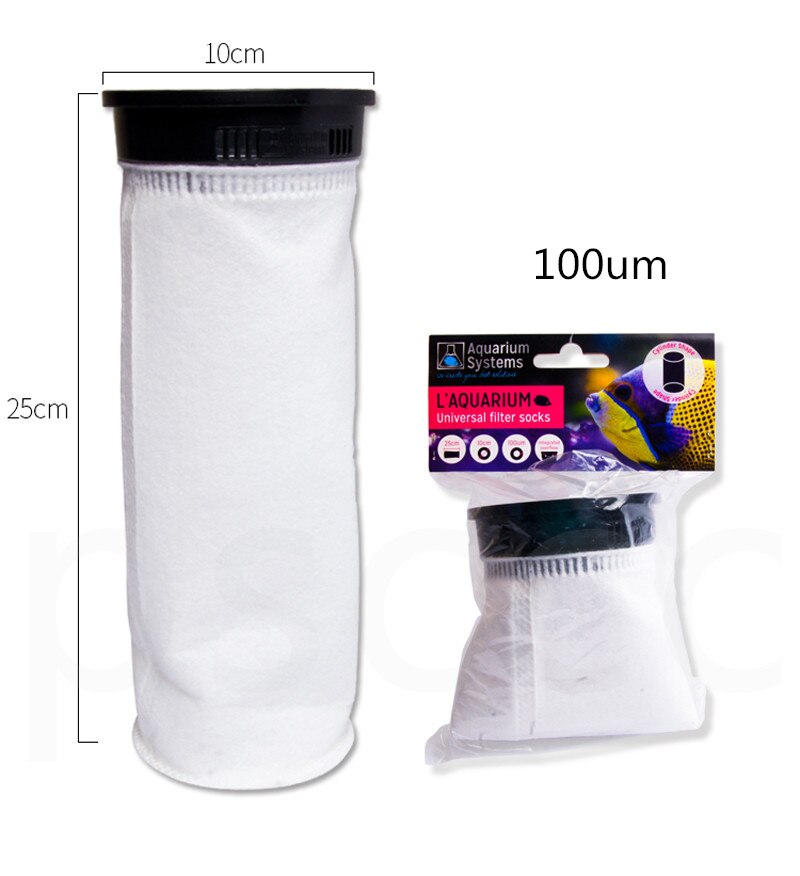 Aquarium systems Filter Sump Sock Micron Bag Nylon Mesh for Fish Tank Marine Aquarium: 100mu