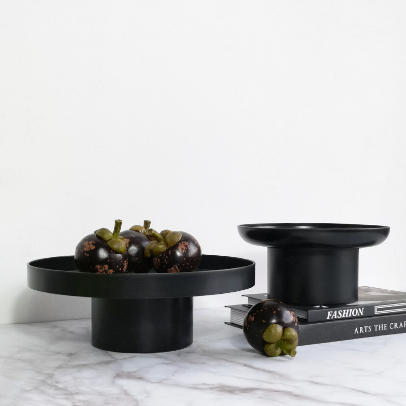 fast rundt stativ brett kake dessert frukt brød nøtter cupcake holder høy stativ tallerken skrivebordsdekor
