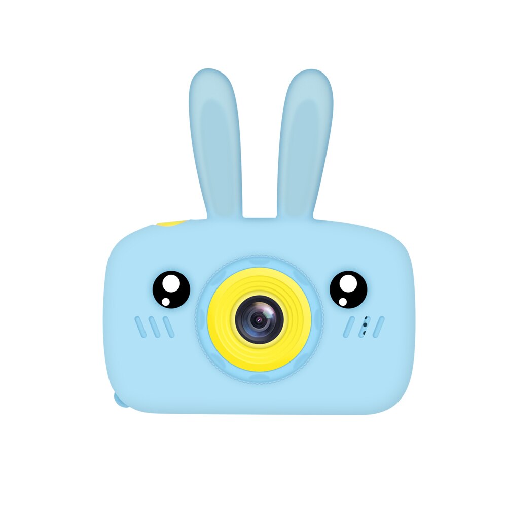 Mini Camera Kids Cute Camera 2 Inch HD Screen Chargable Digital Kids Video Camera Outdoor Photography for Child Birthday: Blue